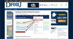 Desktop Screenshot of designforjoomla.com